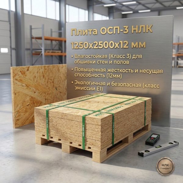 Плита OСП 3 1250х2500х12мм НЛК (шт)