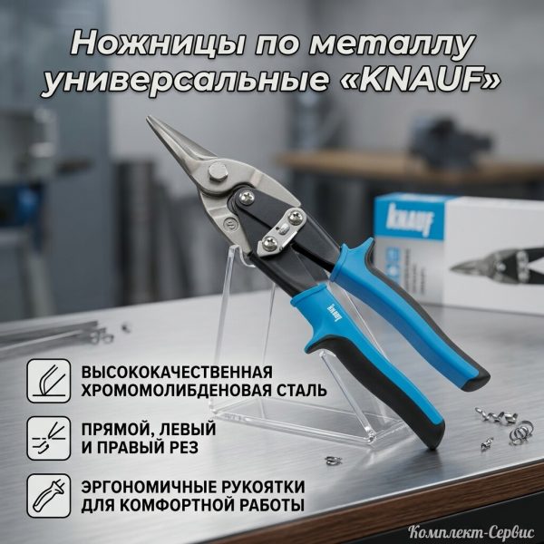 Ножницы по металлу универсальные "KNAUF" (шт)