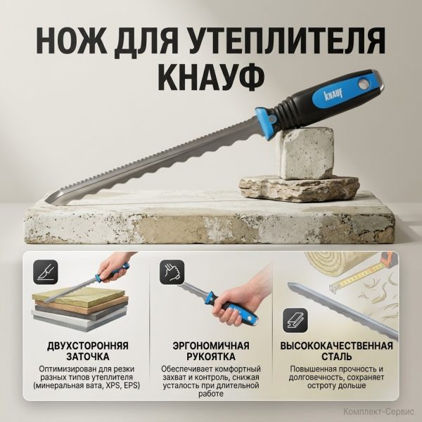 Нож для утеплителя "KNAUF" (шт)