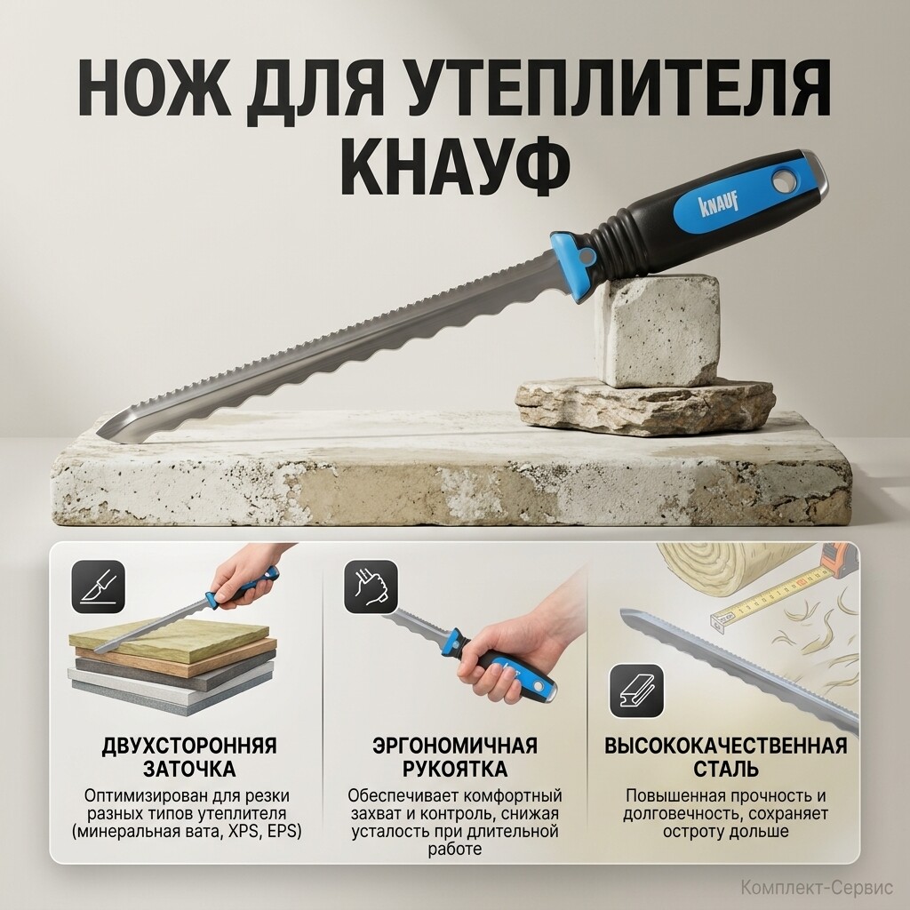 Нож для утеплителя "KNAUF" (шт)